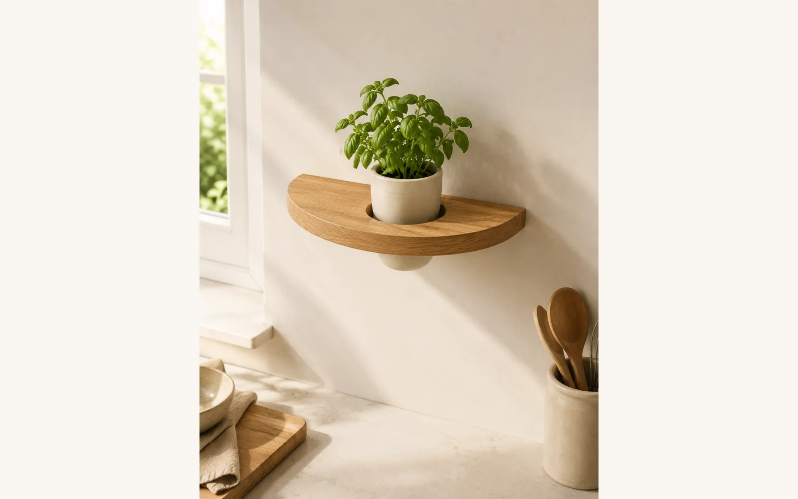 Półka GREEN 30 cm w aranżacji kuchni