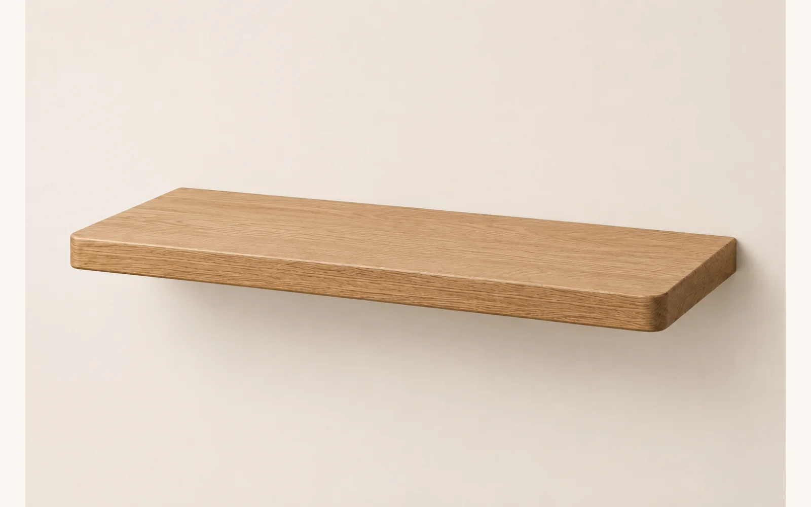 Półka dębowa LINE — głębokość 20 cm × 3 cm | lite drewno - zdjecie produktu