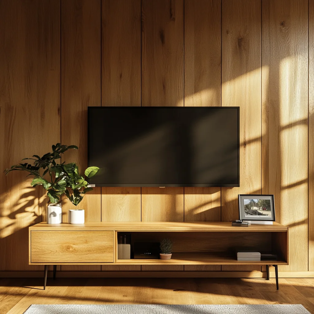 Szafka RTV Dębowa – 180x45x42,5 cm – 100% Lite Drewno Dębowe